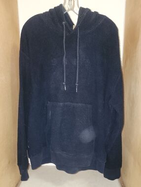 Cozy Navy Pullover Hoodie - Men's Shirt